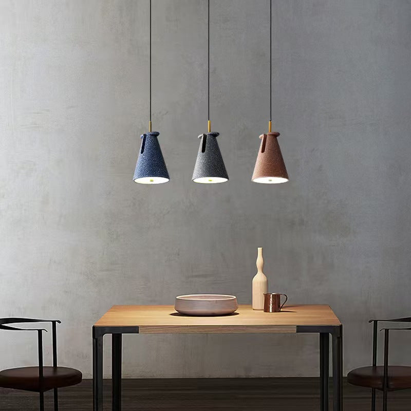 Nordic Tapered Resin Pendant Light: Sleek Minimalist Design for Modern Interiors