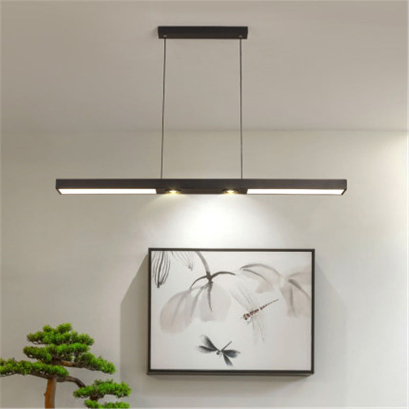 Linear LED Flush Mount Ceiling Light - Modern Black Slim Profile Spotlight Fixture