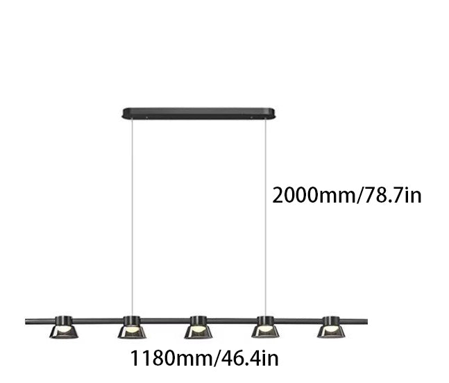 Exquisite Ring - shaped LED Pendant Lamp Featuring Smoke - Gray Glass Shades