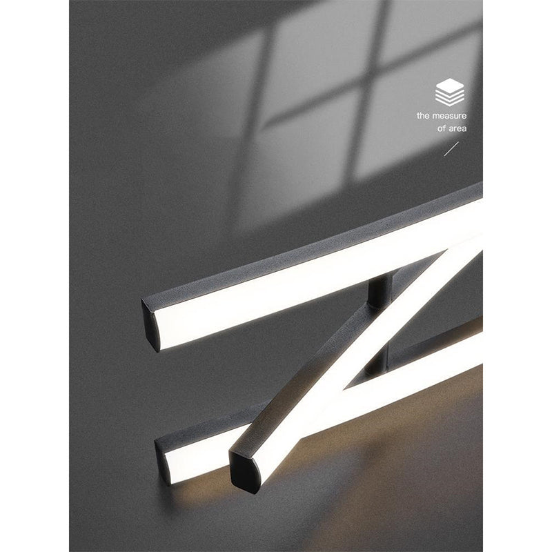 LED Dimmable Long Lines Chandelier for Dining Room