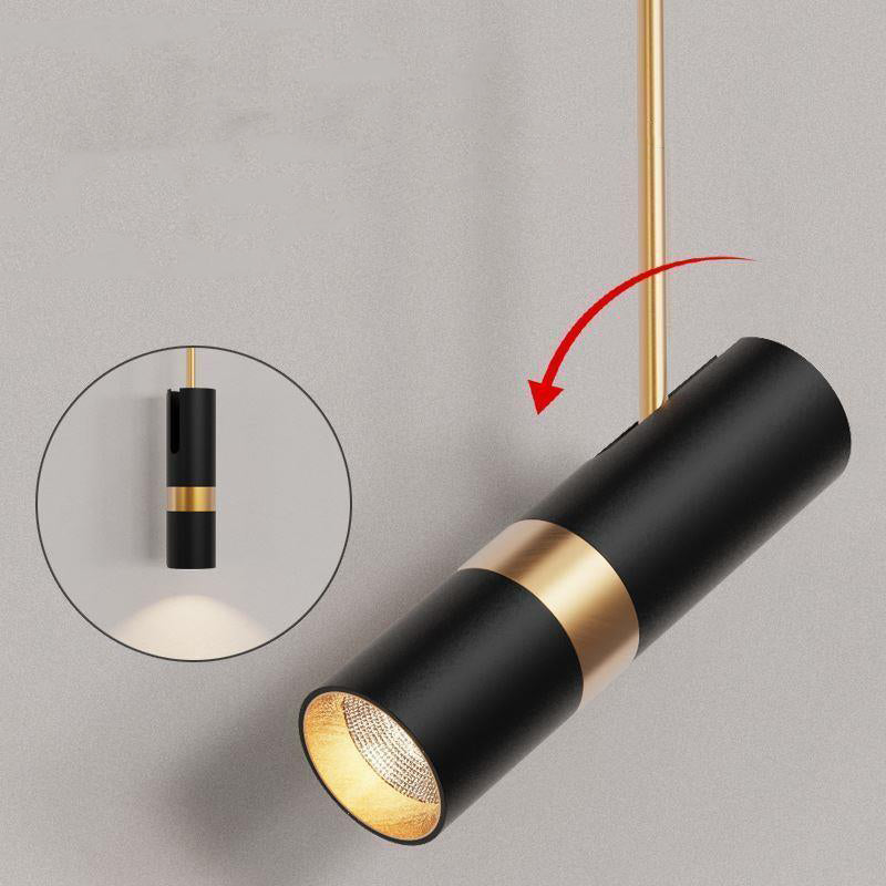 3-Step Dimming Modern Pendant Light | Creative Cylindrical LED for Bedroom