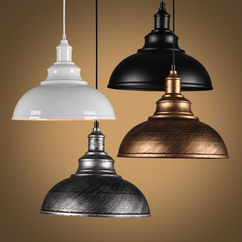 Semi Globe Vintage Metal LED Pendant Light for Home & Office