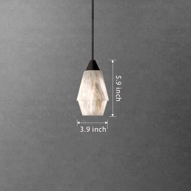 Alabaster 1-Light Pendant Light , Ideal for Kitchen Island