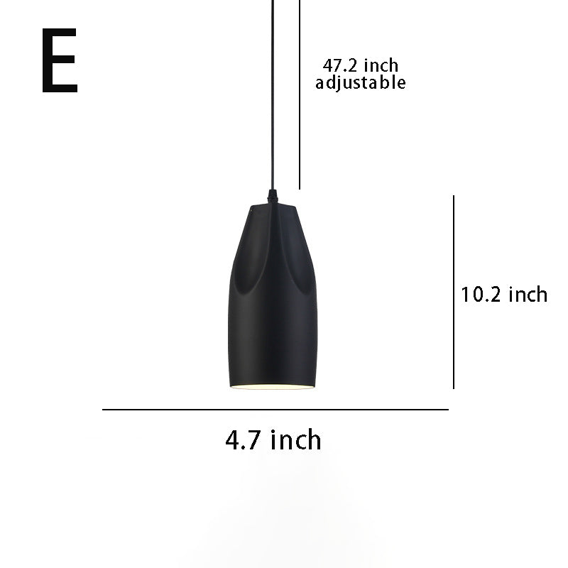 Pleat Box 1-Light LED Pendant Light , Black/White Aluminum Hanging Fixture