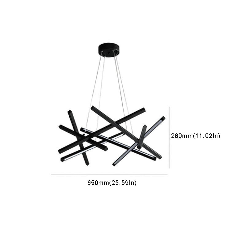 Stylish Atomic Sputnik Ceiling Fixture - 8 Light LEDs