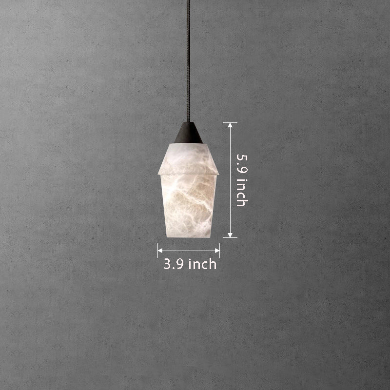 Alabaster 1-Light Pendant Light , Ideal for Kitchen Island