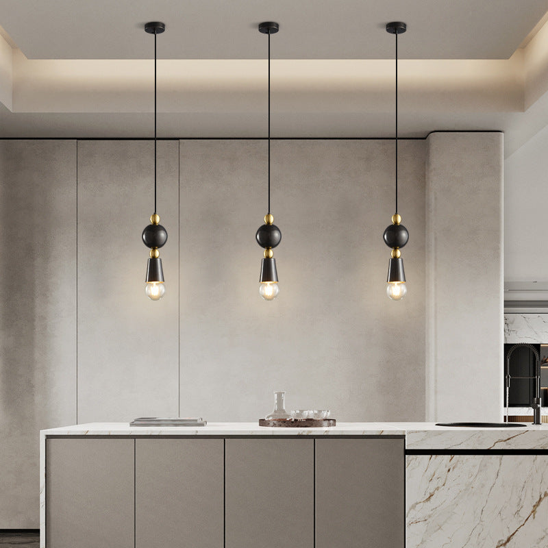 Spindle Pendant Lamp with Modern Elegance , Perfect for Bedroom Lighting