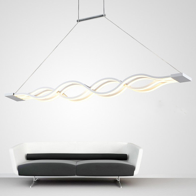 Multiwave LED Nordic Dining Chandelier for Kitchen & Ceiling Lighting