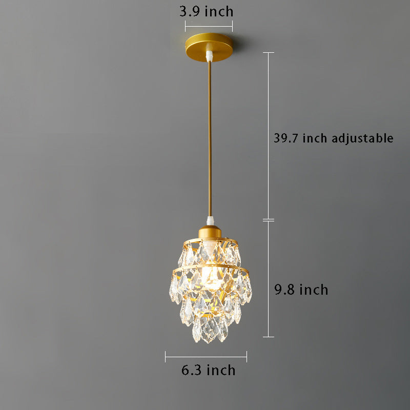 Crystal Mini 1-Light Pendant Light