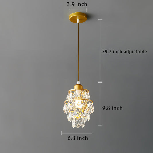 Crystal Mini 1-Light Pendant Light