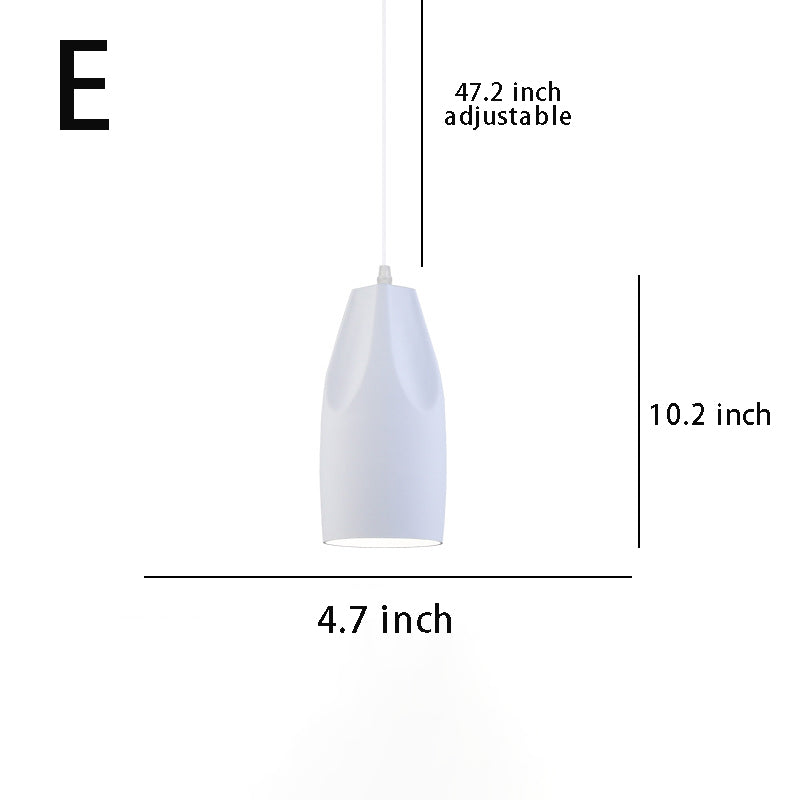 Pleat Box 1-Light LED Pendant Light , Black/White Aluminum Hanging Fixture