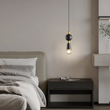 Spindle Pendant Lamp with Modern Elegance , Perfect for Bedroom Lighting