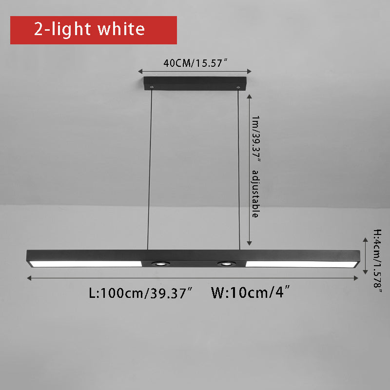 Linear LED Flush Mount Ceiling Light - Modern Black Slim Profile Spotlight Fixture
