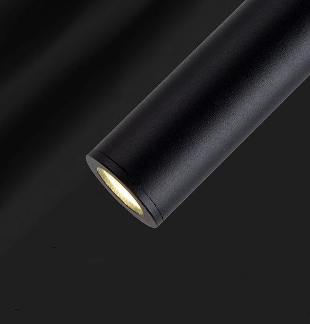 Mini Linear LED Pendant Light - Slim Cylinder Island Lighting for Kitchen & Dining