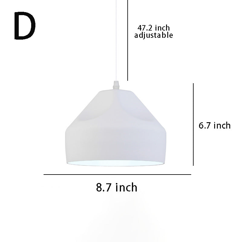 Pleat Box 1-Light LED Pendant Light , Black/White Aluminum Hanging Fixture