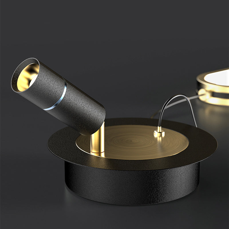 Sleek Linear LED Pendant Light - Modern Metal & Acrylic Hanging Fixture for Bedroom