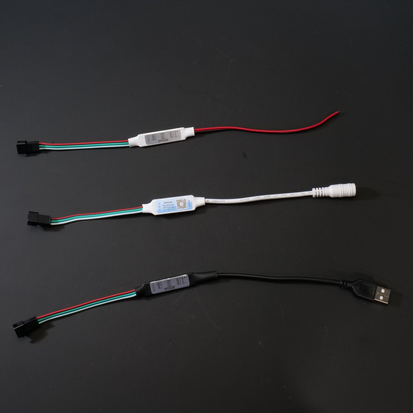 SP621E Mini LED Controller for WS2812B/WS2811 Pixel Strip - USB, 3 Key, Bluetooth Music APP, DC5V-24V