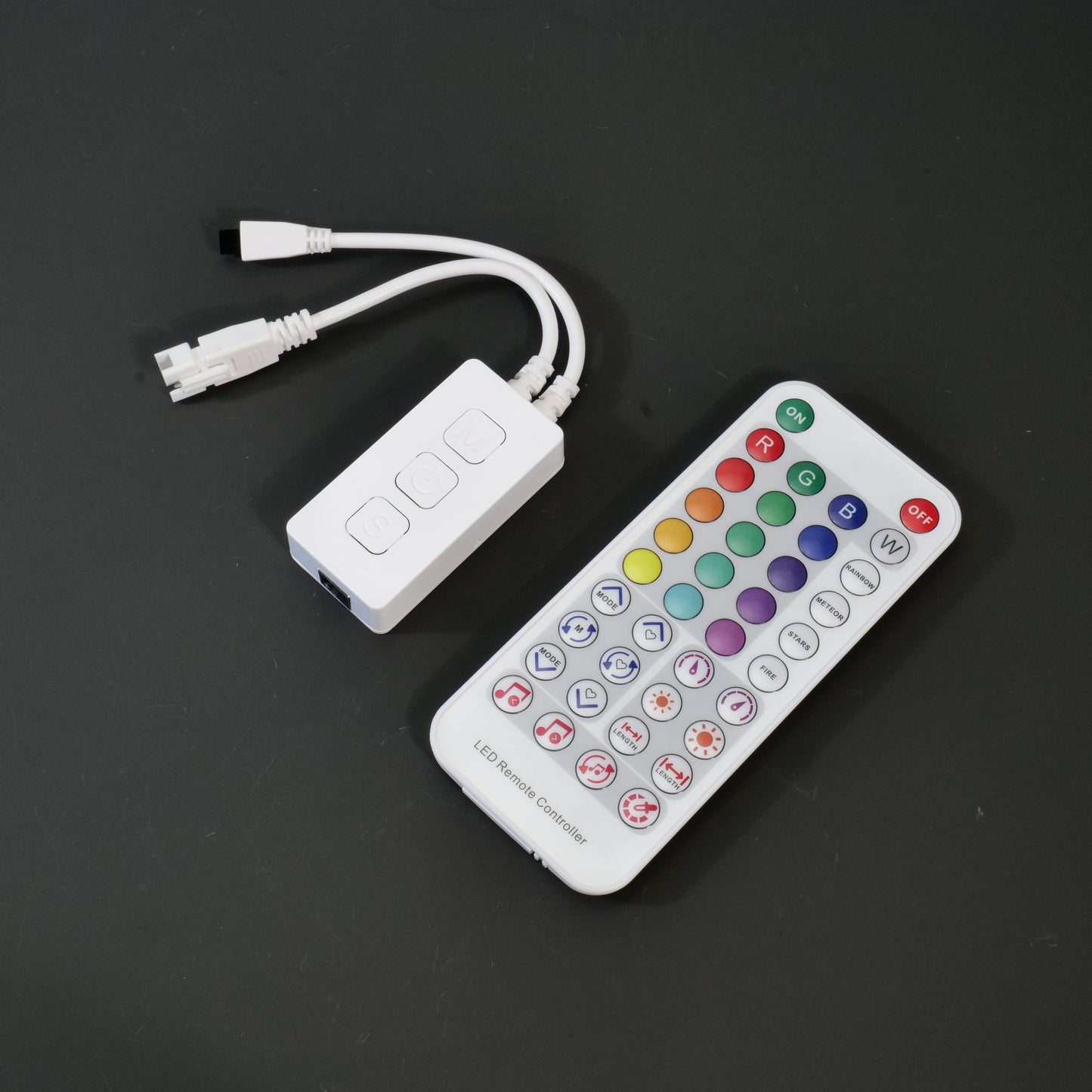 SP611E Bluetooth LED Controller - DC5V-24V, Compatible with WS2812B/WS2811/SK6812 LED Strips