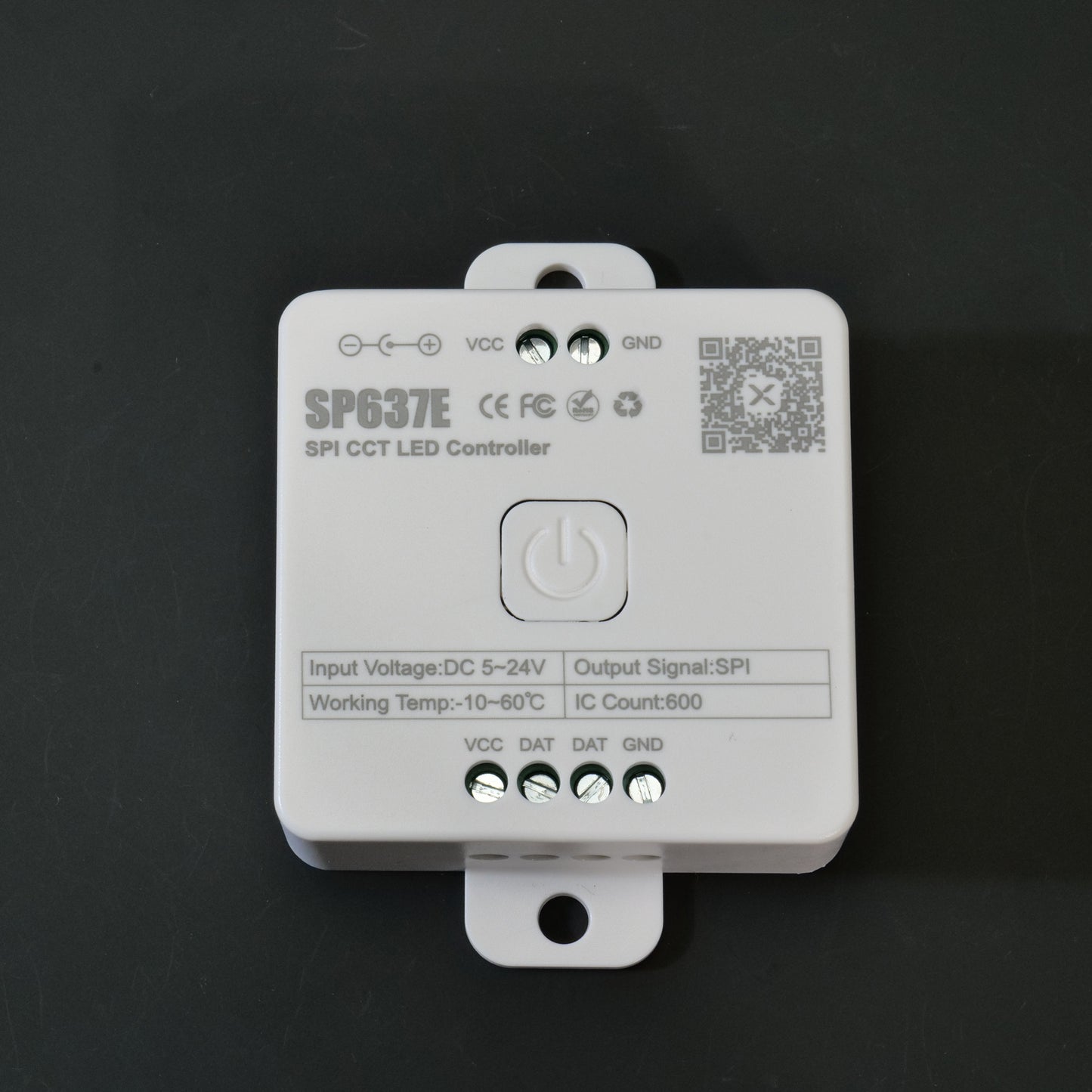 SP637E SPI LED Controller - Bluetooth Music (IOS/Android) & 2.4G, 5V-24V for FCOB/WS2812B/SK6812/WS2814/RGB/RGBW Strips