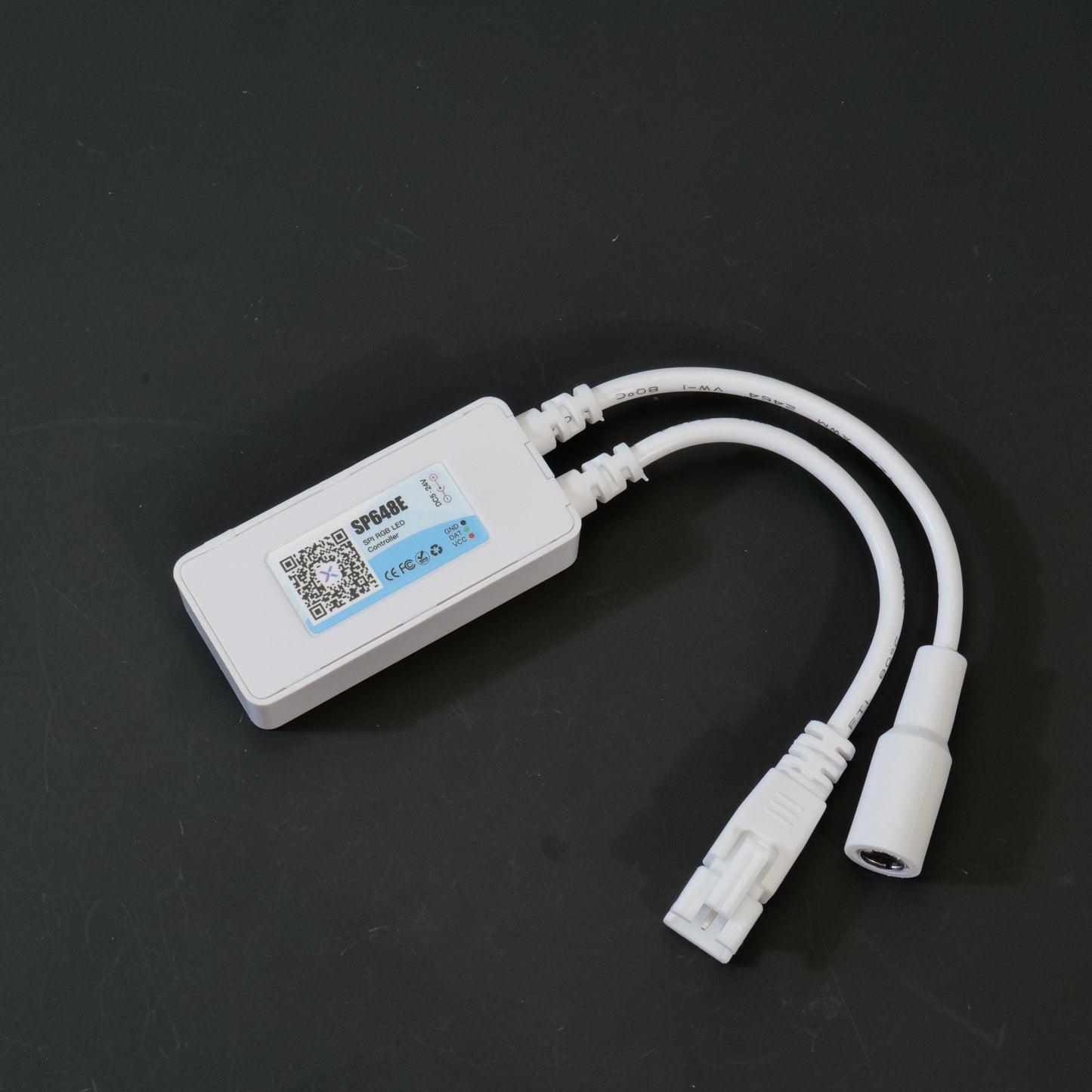 SP648E Controller Kit - SPI Pixels & 5CH PWM, 2.4G Remote/Bluetooth Music, 5V-24V for FCOB/WS2812B/SK6812/RGB/RGBW/CCT/DIM Strips