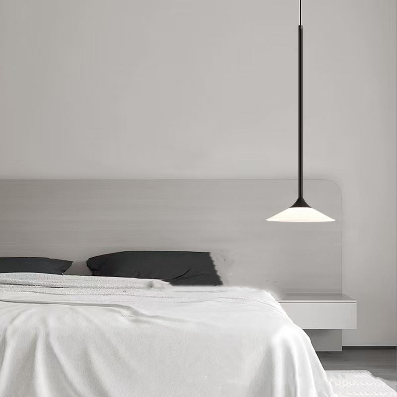 1-Light 5W LED Mini Cone Pendant Light with Sleek Acrylic Shade – Modern Compact Design for Contemporary Spaces