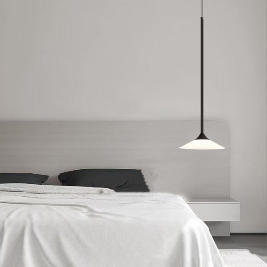 1-Light 5W LED Mini Cone Pendant Light with Sleek Acrylic Shade – Modern Compact Design for Contemporary Spaces