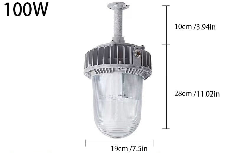 Industrial LED Explosion Proof Pendant Light – 50W/100W for Hazardous Areas with High Safety